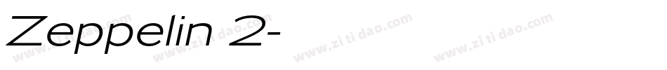 Zeppelin 2字体转换